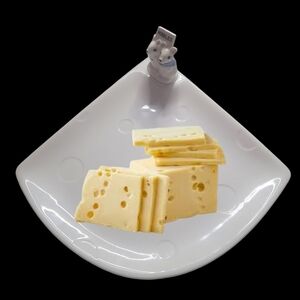 Vintage Schmid 60s Ceramic Cheese Platter